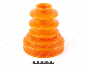 CV-joint dust boot, Código de product 1-05-033, Poliuretano, PU54/E72/rojo, Imagen №1