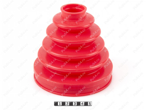 CV-joint dust boot (outer), front suspension, Código de product 1-05-038, Poliuretano, PU54/E72/rojo, Imagen №1
