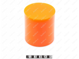 Vibration mount, Código de product 33-01-059, Poliuretano, PU54/M71/naranja, Imagen №1