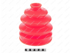 CV-joint inner dust boot, Código de product 17-05-068, Poliuretano, PU54/E72/rojo, Imagen №3