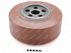 Колесо штабелёра D 190 x d 105 x H 82 (восстановление), Código de product 333-01-1075, Poliuretano, PU54Q/E90/коричневый, Imagen №1