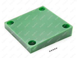 Демпфер 260х260х60, Código de product 33-01-1954, Poliuretano, PU54/M80/зеленый, Imagen №1