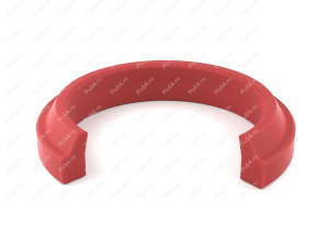 Грязесъемник 30x40x5/9.3 аналог J-30, Código de product 70-02-2248, Poliuretano, PU54/M92/красный, Imagen №1
