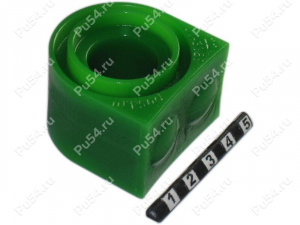 Stabilizer bushing, front suspension, ID = 21 mm, Código de product 22-01-3189, Poliuretano, Imagen №1