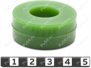 Buje de amortiguador, suspension trasera (superior), Código de product 1-03-077, Poliuretano, Imagen №1