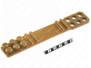 Fixing strap with clasp (small), Código de product 33-00-0721, Poliuretano, marrón, Imagen №8