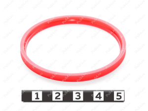Грязесъемник РМ25.ИТ.J121-002.30 55,6*49*4, Código de product 33-78-381, Poliuretano, PU54/M92/красный, Imagen №1