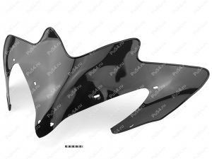 Parabrisas de moto de nieve para YAMAHA RX-1 M-TX 2009 (27cm, 2mm, PET-G), Código de product 50-44-440K, Poliuretano, черный, Imagen №1