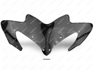 Parabrisas de moto de nieve para YAMAHA RX-1 M-TX 2009 (27cm, 2mm, PET-G), Código de product 50-44-440K, Poliuretano, черный, Imagen №2