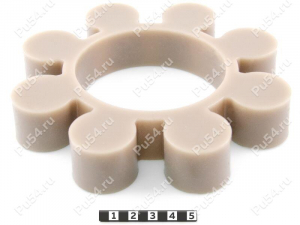 Piñón de acoplamiento elástico 169*89*29 (8 vigas, d 36), Código de product 33-01-1123, Poliuretano, PU54/M92/красный, Imagen №1