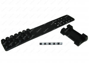 ATV wind shield's holder (set), Código de product 55-20-011, Poliuretano, negro, Imagen №1