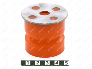 Подушка кузова нижняя 1 ряд, Código de product 40-12-201, Poliuretano, PU54/M72/оранжевый, Imagen №3