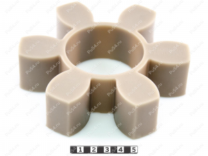 Piñón de acoplamiento elástico 133*61*35, Código de product 33-01-1177, Poliuretano, PU54/M92/красный, Imagen №1