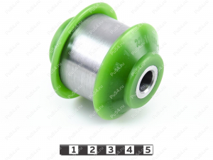 Buje, brazo de suspensión delantero a carrocería, vertical, compuesto, Código de product 22-16-001, Poliuretano, PU54/M80/verde, Imagen №3