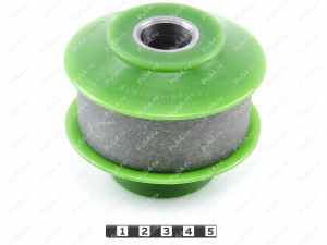 Lateral rod silent block, front suspension (sectional), Código de product 1-16-562, Poliuretano, PU54/M80/verde, Imagen №2