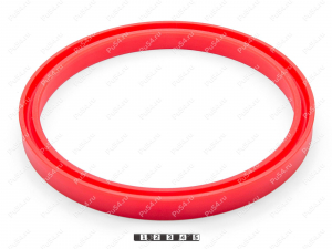 Уплотнение штока В3 220-250-22,7, Código de product 33-78-238, Poliuretano, PU54/M92/красный, Imagen №2