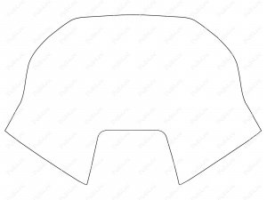 Snowmobile windshield, BURAN, with hole for headlight, Código de product 50-44-408Pc, Poliuretano, Imagen №6