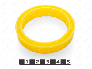 Уплотнение поршня 63x50x12/L=12.6 аналог TGL 6359 исполнение A, Código de product 70-08-26562, Poliuretano, PU54/M95/желтый, Imagen №2