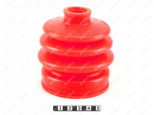 CV-joint dust boot (outer), Código de product 4-05-001, Poliuretano, PU54/E72/черный, Imagen №3