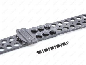 Fixing strap with clasp (medium), Código de product 33-00-0728, Poliuretano, PU54/M71/negro, Imagen №6