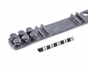 Fixing strap with clasp (small), Código de product 33-00-0721, Poliuretano, marrón, Imagen №3