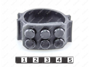 Fixing strap with clasp (small), Código de product 33-00-0721, Poliuretano, marrón, Imagen №6