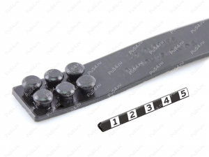 Fixing strap (elongated), Código de product 33-00-0741, Poliuretano, PU54/M71/negro, Imagen №8