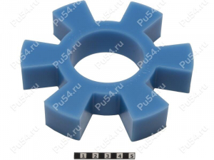 Piñón de acoplamiento elástico 153*65*29, Código de product 33-01-1037, Poliuretano, PU54/M87/azul, Imagen №1