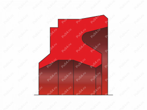Грязесъёмник 8х14,1x12,1х3,6/5 аналог BCG Aston Seals AD51, Código de product 70-02-1593, Poliuretano, PU54/M92/красный, Imagen №1