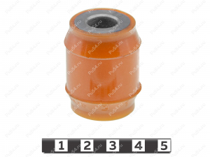 Buje de horquilla de suspensión trasera, a carrocería, Código de product 16-06-147, Poliuretano, PU54/M72/оранжевый, Imagen №1