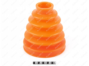 CV-joint dust boot (outer), front suspension, Código de product 1-05-023, Poliuretano, PU54/E72/rojo, Imagen №1