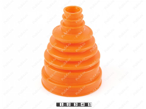 Bota de junta homocinética, Código de product 0-05-025, Poliuretano, PU54/M71/naranja, Imagen №1