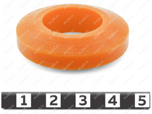 Pin bush coupling replacement ring K4, Código de product 33-01-047-K4, Poliuretano, PU54i/K72/темно-оранжевый, Imagen №1