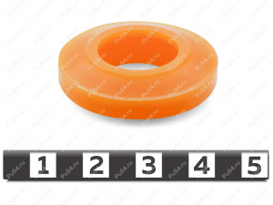 Pin bush coupling replacement ring K3, Código de product 33-01-038-K3, Poliuretano, PU54i/K72/темно-оранжевый, Imagen №1