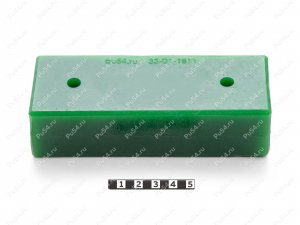 Отбойник 40 х 50 х 140, Código de product 33-01-1811, Poliuretano, PU54/M80/зеленый, Imagen №1