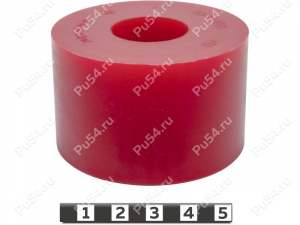 Буфер D 64 x d 25,5 x H 36, Código de product 33-01-1075, Poliuretano, PU54/K65/красный, Imagen №1