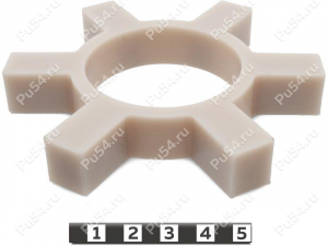 Piñón de acoplamiento elástico 105*52*16, Código de product 33-01-1089, Poliuretano, PU54/M92/красный, Imagen №1