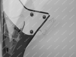 Snowmobile windshield one-piece BRP SKI-DOO SKANDIC SPORT 600EFI, 2021, with clamps, Código de product 50-20-80024, Poliuretano, Imagen №4