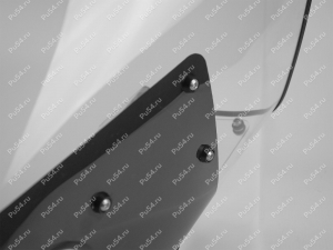 Snowmobile windshield one-piece BRP SKI-DOO SKANDIC SPORT 600EFI, 2021, with clamps, Código de product 50-20-80024, Poliuretano, Imagen №5