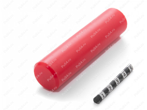 Вставка упругой муфты D25 x H 100, Código de product 33-01-1717, Poliuretano, PU54/M92/красный, Imagen №2