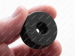 Ножка приборная d32 x d5 x H10, Código de product 33-01-1726, Poliuretano, PU54/M80/черный, Imagen №2