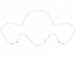 Snowmobile windshield Polaris Widetrak, Código de product 50-44-491Pc, Poliuretano, Imagen №6