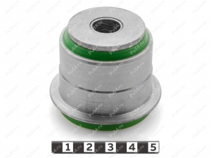 Upper arm silent block, front suspension, pressed-in, Código de product 19-06-2141, Poliuretano, Imagen №1