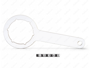 Llave de tapa de recipiente con mango largo, Código de product 56-01-138, Poliuretano, МПК 4мм прозрачный, Imagen №1
