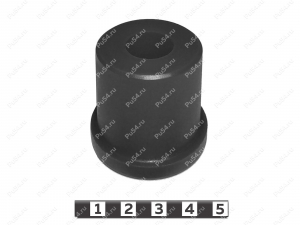 Spring bushing, Código de product 18-10-004, Poliuretano, PU54i/K72/темно-оранжевый, Imagen №3