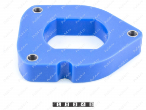 Front shock absorber strut spacer, 30 mm, Código de product 25-12-0033, Poliuretano, PU54/M87/azul, Imagen №1