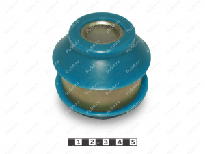 Tie bar silent block, front suspension (sectional)., Código de product 1-16-120, Poliuretano, PU54/M80/зеленый, Imagen №2