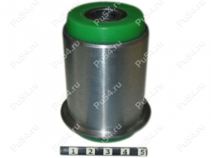 Control arm outer silent blockm, rear suspension, pressed-in, Código de product 1-06-0631, Poliuretano, Imagen №1