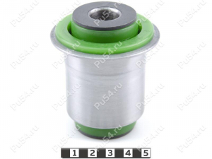 Buje delantero, brazo inferior de suspensión delantera, Código de product 1-06-0701, Poliuretano, PU54/M80/verde, Imagen №1