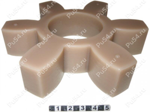 Piñón de acoplamiento elástico 160*60*34, Código de product 33-01-825, Poliuretano, PU54/K92/beige, Imagen №1